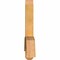 Ekena Millwork Bellingham Rough Sawn Timber Gable Bracket, Western Red Cedar, 60"W x 27"H x 4"D x 6"F, 11/12 Pitch GBW060X27X0406BEL00RWR - alternate 2